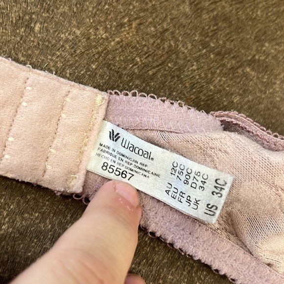 Wacoal Awareness Underwire Bra Wacoal Wide Strap Style 85567 - Picture 5 of 6